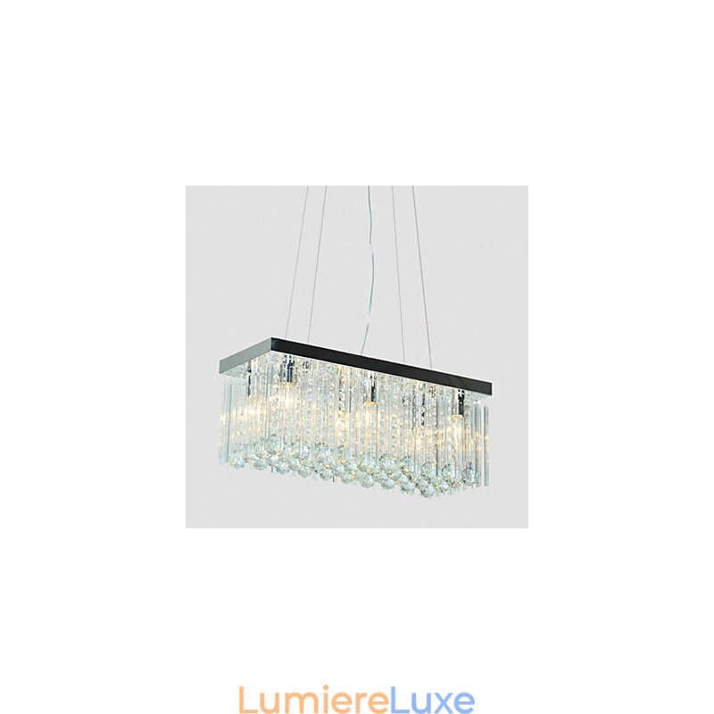 Lustre en cristal contemporain moderne