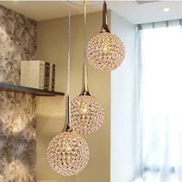 Lustre en cristal moderne