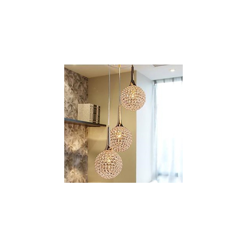 Lustre en cristal moderne