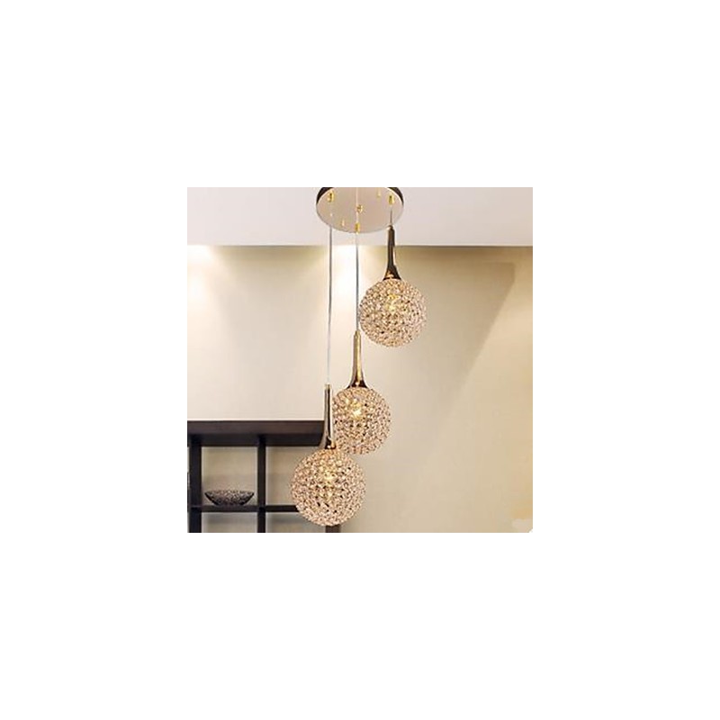 Lustre en cristal moderne