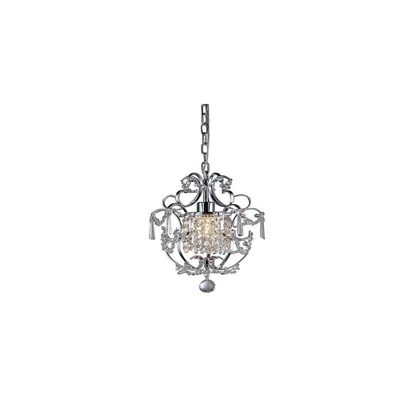 Suspension en cristal moderne