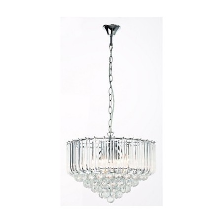 Lustre moderne en cristal acrylique à 5 lumières Lustre moderne en cristal acrylique à 5 lumières