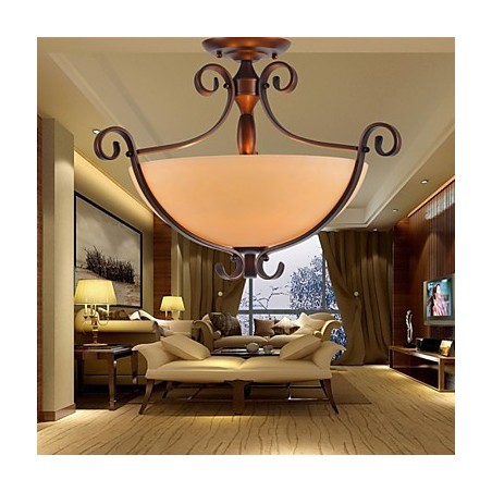 Suspension en métal style mini peinture vintage style rustique Lodge Suspension en métal style mini peinture vintage style rustique Lodge
