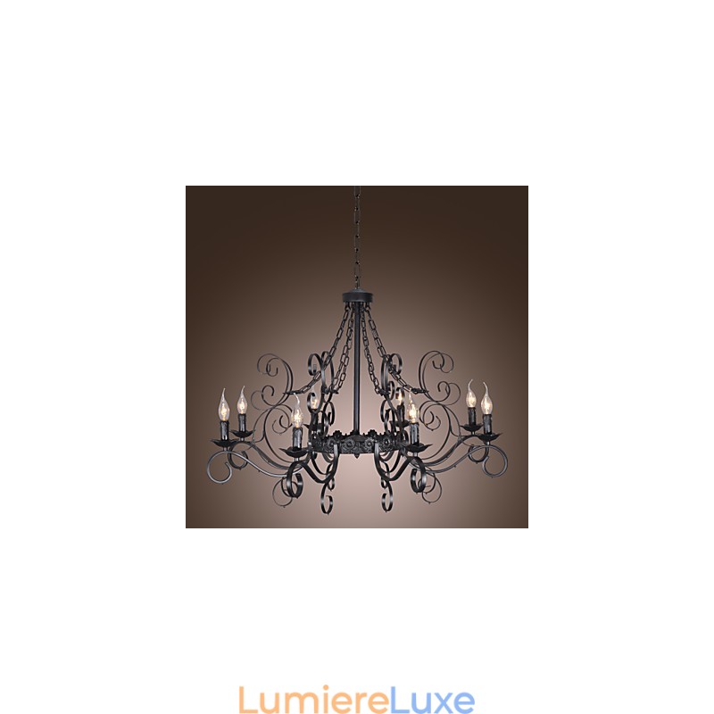 Lustre traditionnel classique de style bougie
