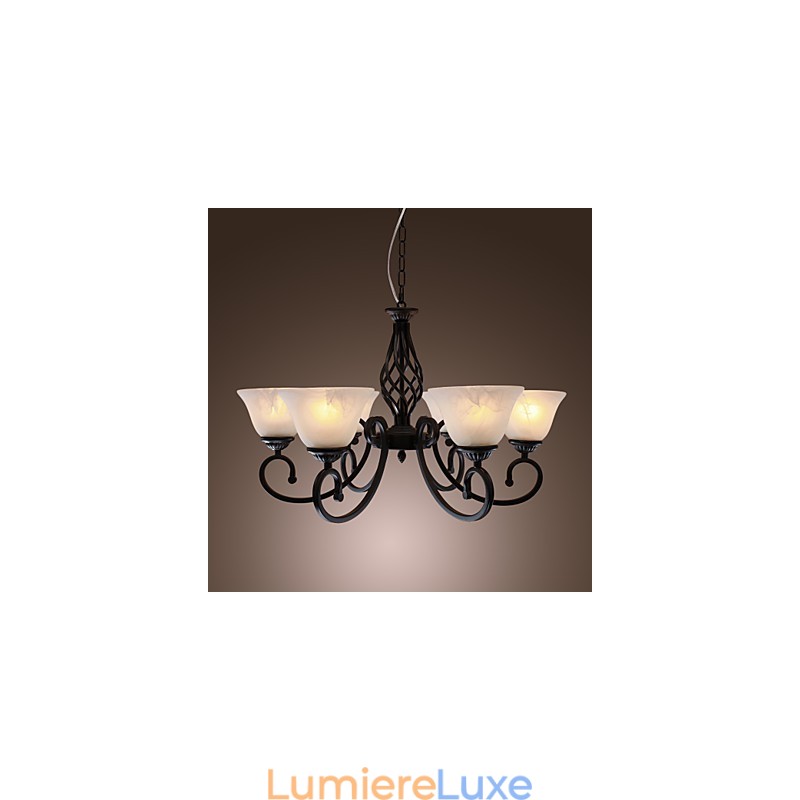 Lustre traditionnel classique de style bougie