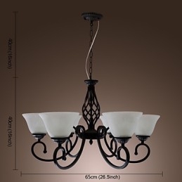 Lustre traditionnel classique de style bougie