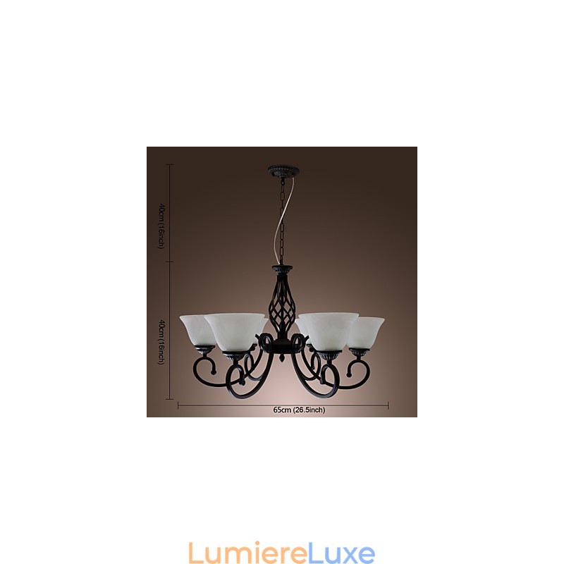 Lustre traditionnel classique de style bougie