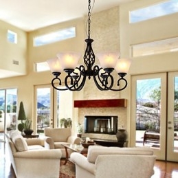 Lustre traditionnel classique de style bougie