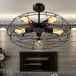 Lampe suspendue industrielle vintage en métal style Steampunk