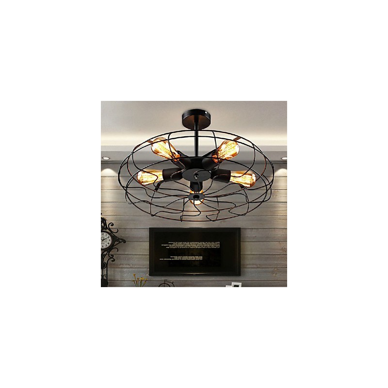 Lampe suspendue industrielle vintage en métal style Steampunk