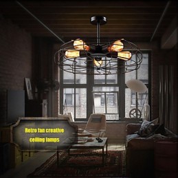 Lampe suspendue industrielle vintage en métal style Steampunk