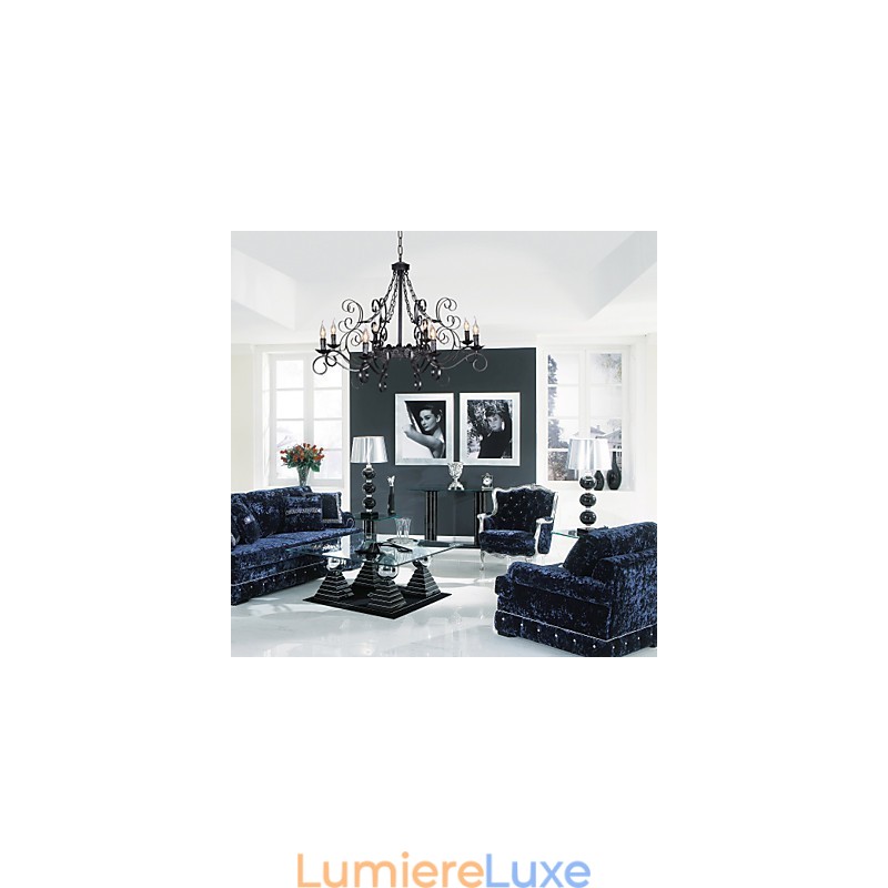 Lustre traditionnel classique de style bougie