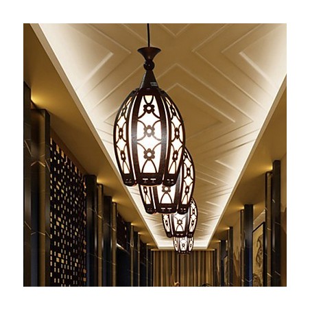 Lampe suspendue en bois créative et contemporaine pour salle à manger Lampe suspendue en bois créative et contemporaine pour salle à manger
