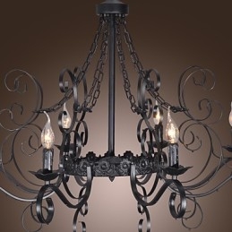 Lustre traditionnel classique de style bougie