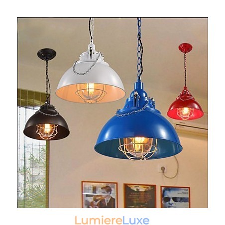 Le lustre en fer métallique à tête unique Le lustre en fer métallique à tête unique