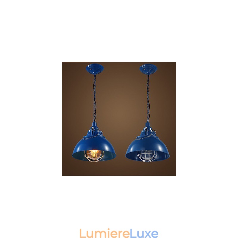 Le lustre en fer métallique à tête unique