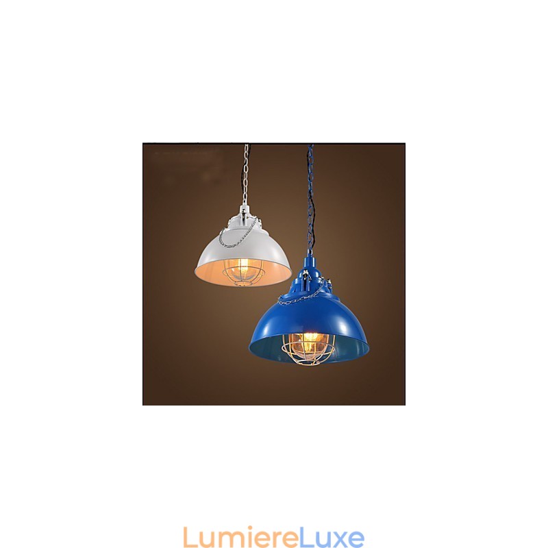 Le lustre en fer métallique à tête unique