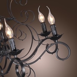 Lustre traditionnel classique de style bougie
