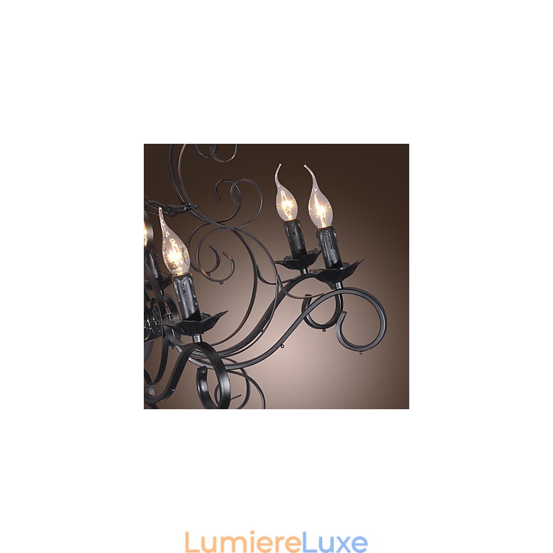 Lustre traditionnel classique de style bougie