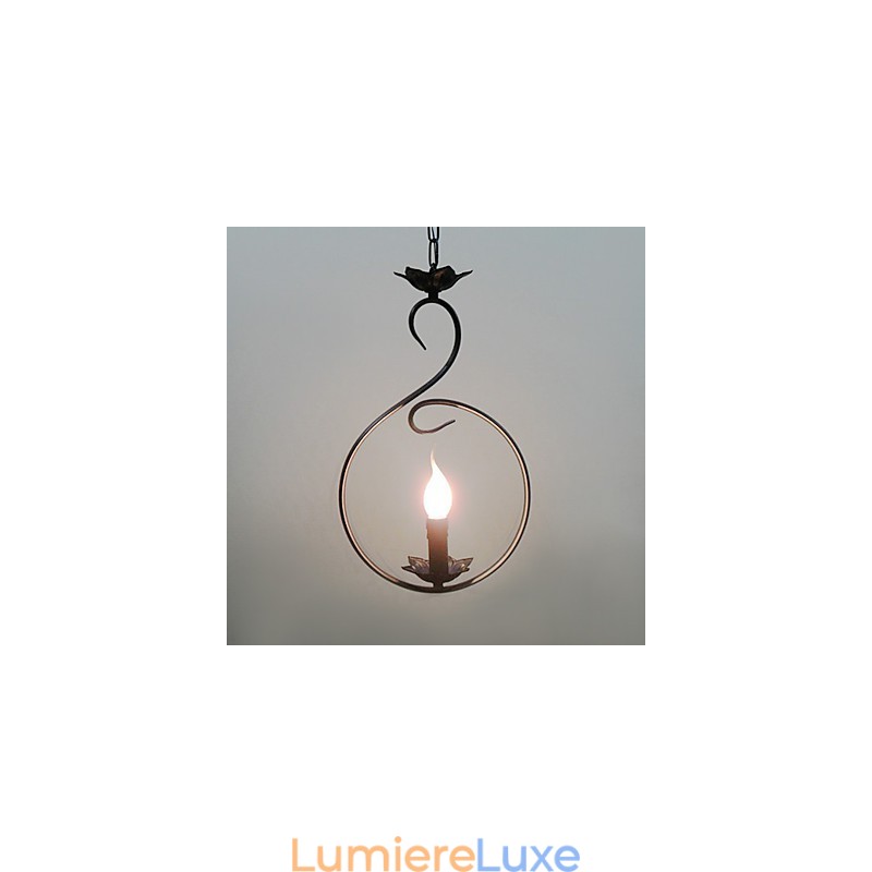 Suspension en bronze de style mini country
