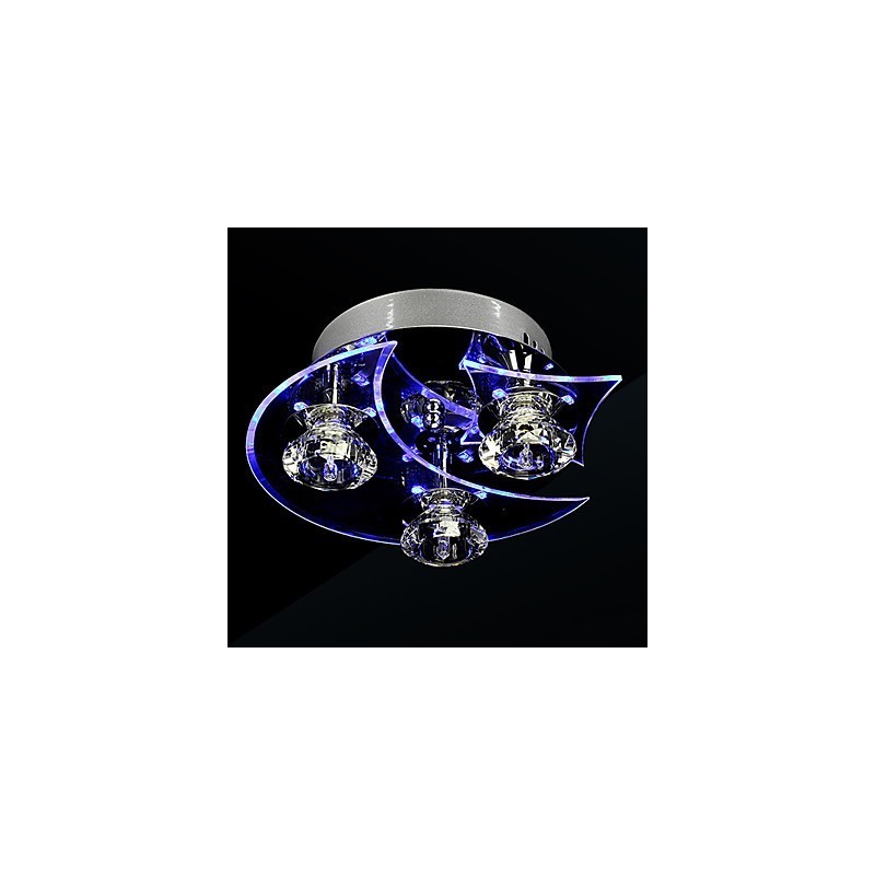 Lustre moderne en cristal Living 3 lumières