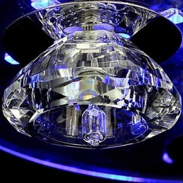 Lustre moderne en cristal Living 3 lumières