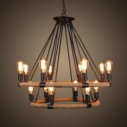 Suspension en métal style traditionnel, classique, rustique, style vintage, rétro, style campagnard
