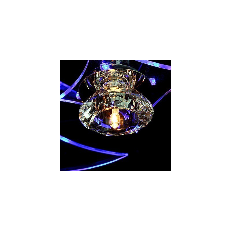 Lustre moderne en cristal Living 3 lumières