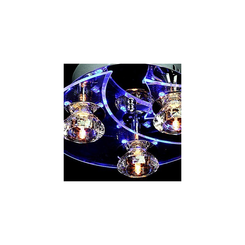 Lustre moderne en cristal Living 3 lumières