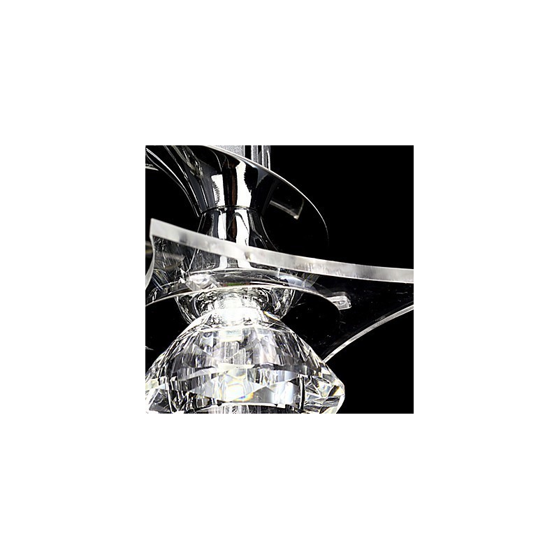 Lustre moderne en cristal Living 3 lumières