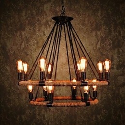 Suspension en métal style traditionnel, classique, rustique, style vintage, rétro, style campagnard