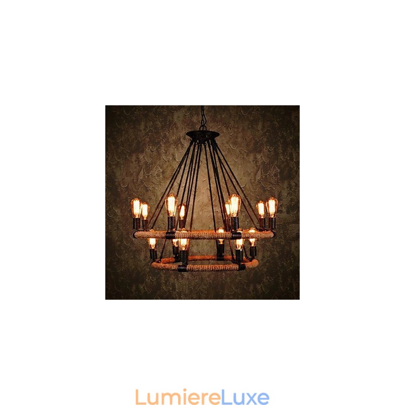 Suspension en métal style traditionnel, classique, rustique, style vintage, rétro, style campagnard