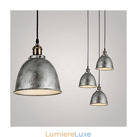 1 lampe suspendue style industriel vintage antique en fer et métal 1 lampe suspendue style industriel vintage antique en fer et métal