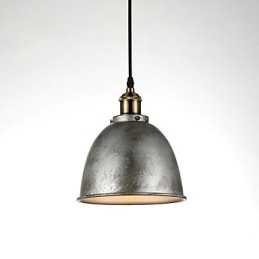 1 lampe suspendue style industriel vintage antique en fer et métal