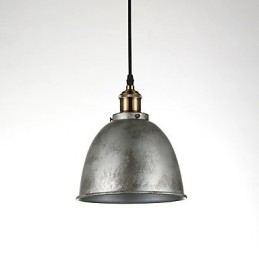 1 lampe suspendue style industriel vintage antique en fer et métal