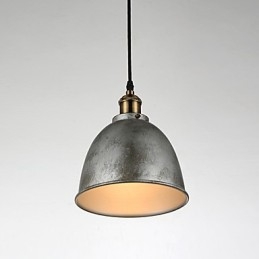 1 lampe suspendue style industriel vintage antique en fer et métal