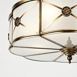 Plafonnier décoratif contemporain moderne en cuivre