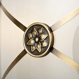 Plafonnier décoratif contemporain moderne en cuivre