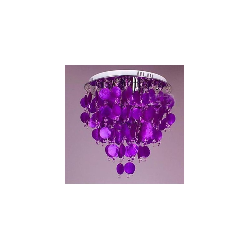 Plafonnier en cristal chaud Shell