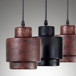 Lampe suspendue industrielle vintage Edison en céramique, luminaire décoratif d'intérieur