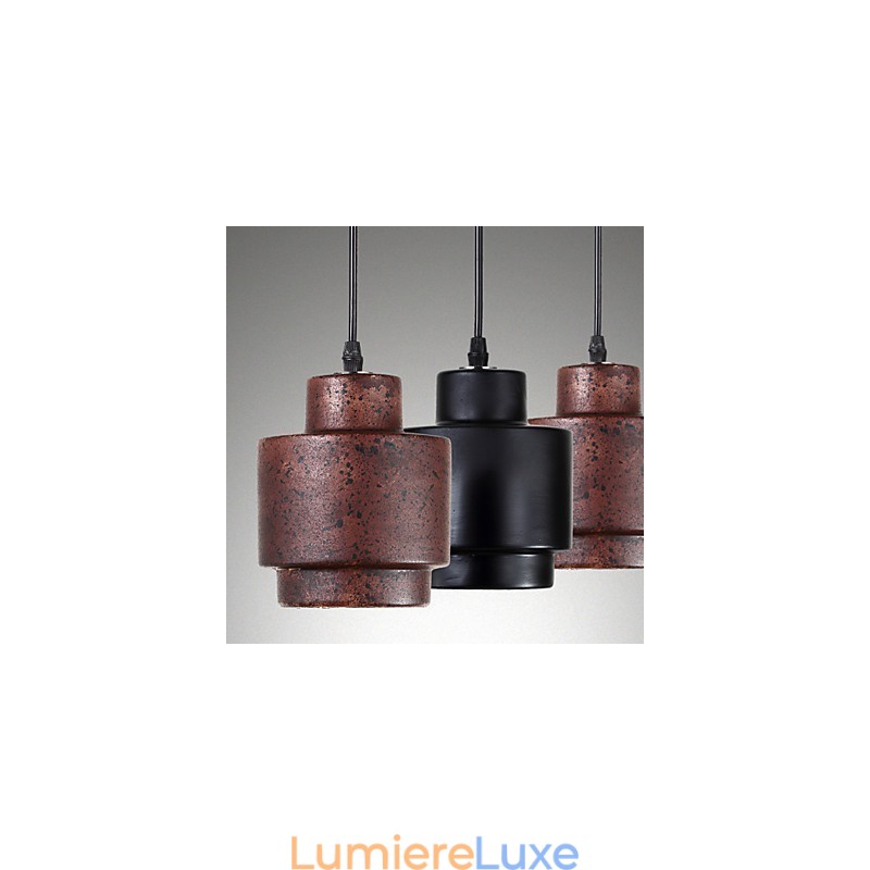 Lampe suspendue industrielle vintage Edison en céramique, luminaire décoratif d'intérieur