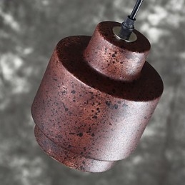 Lampe suspendue industrielle vintage Edison en céramique, luminaire décoratif d'intérieur