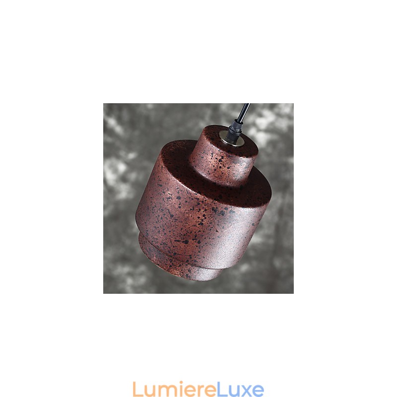 Lampe suspendue industrielle vintage Edison en céramique, luminaire décoratif d'intérieur