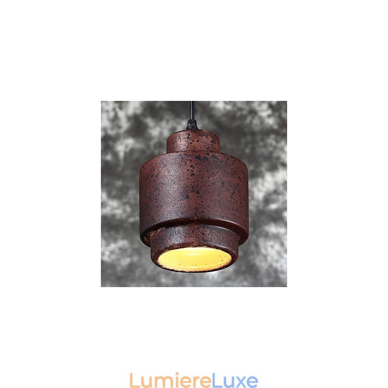 Lampe suspendue industrielle vintage Edison en céramique, luminaire décoratif d'intérieur