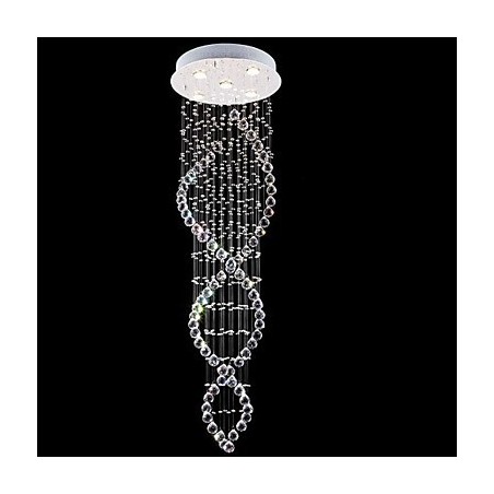 Suspension en métal galvanisé et cristal, style moderne, contemporain, traditionnel, classique, rustique, style lodge, vintage, style country island Suspension en métal galvanisé et cristal, style moderne, contemporain, traditionnel, classique, rustique, style lodge, vintage, style country island