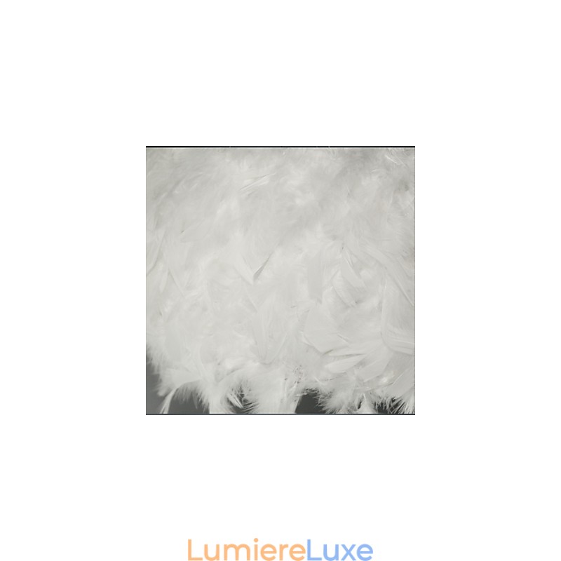 Lustre en plumes tendance et moderne, très tendance