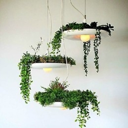 Lampes et lanternes de jardin en aluminium Nordic Creative Contracted Sky Garden Light, éclairage sans terre pour plantes
