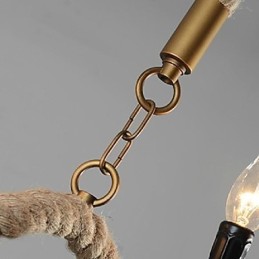 Suspension traditionnelle classique vintage rétro en métal galvanisé