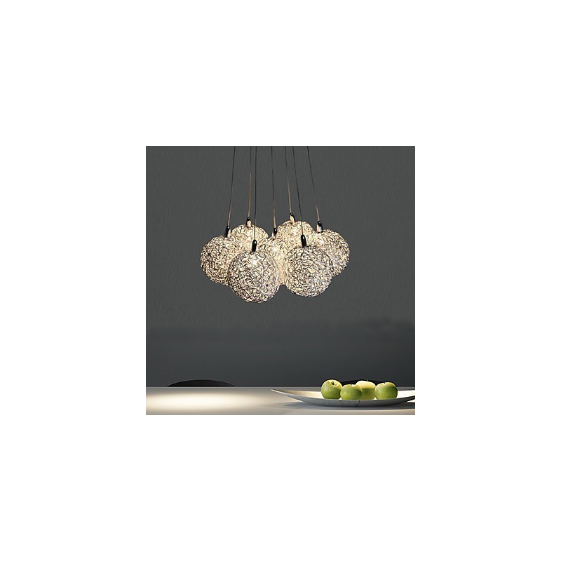 Suspension en métal galvanisé de style mini contemporain moderne
