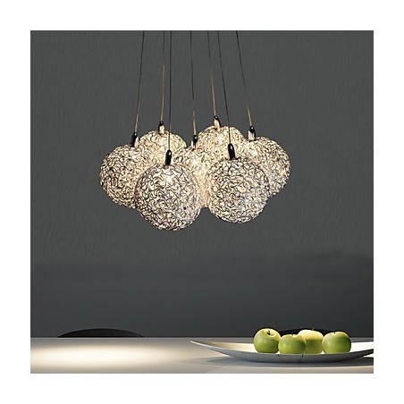 Suspension en métal galvanisé de style mini contemporain moderne Suspension en métal galvanisé de style mini contemporain moderne